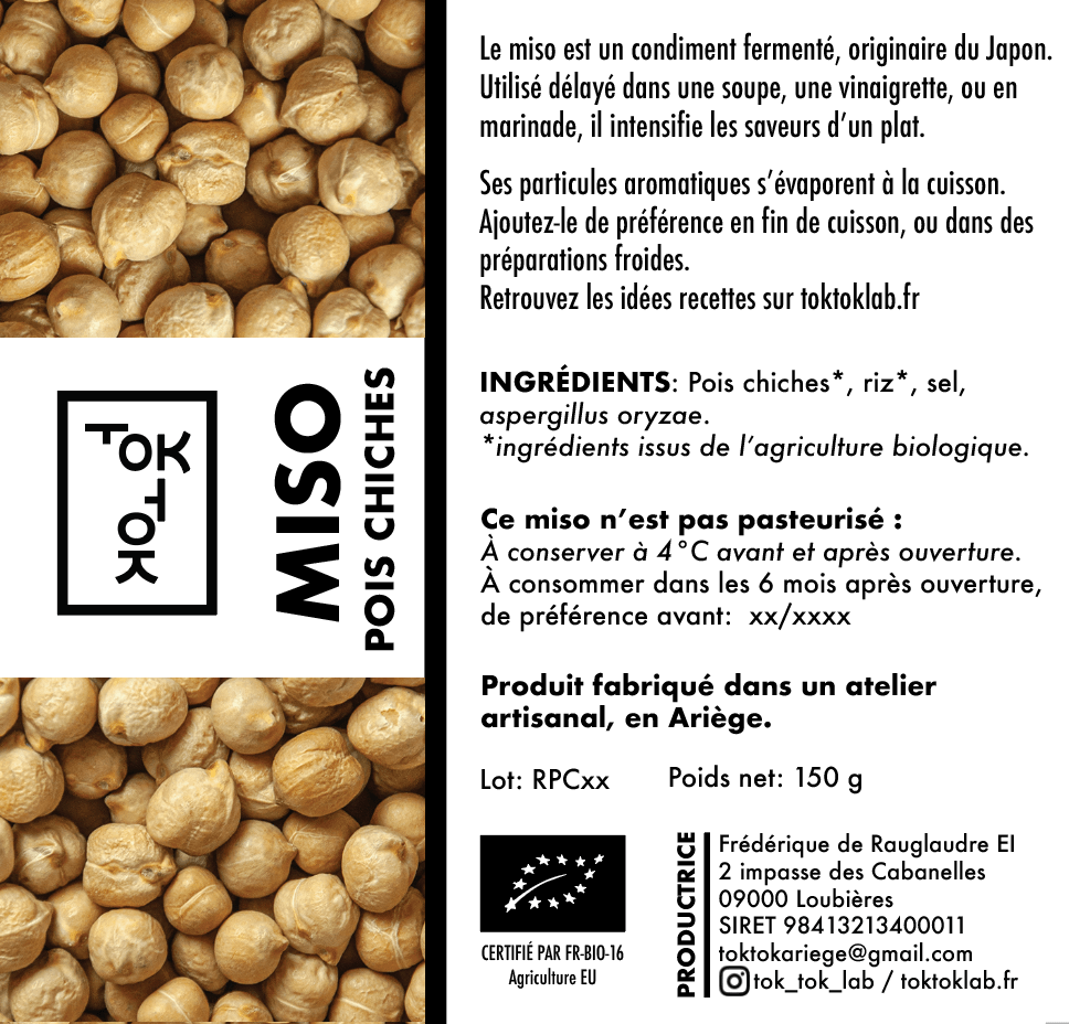 Miso Pois Chiches