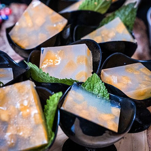 yokan buffet dessert cedrat agrume lime citron vernissage event